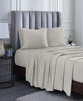 Superior Modal From Beechwood 400 Thread Count Lightweight Cooling Solid Deep Pocket Bed Sheet Set