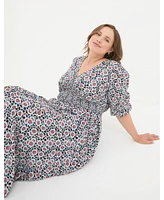 FatFace Plus Rene Wild Floral Midi Dress