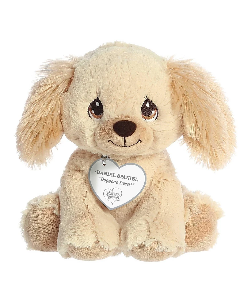 Aurora Small Daniel Spaniel Precious Moments Inspirational Plush Toy Brown 7"