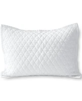 Lands' End Solid Diamond Double Voile Pillow Sham