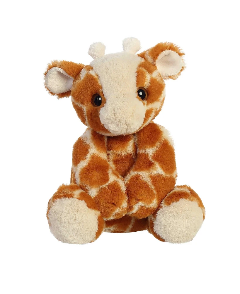 Aurora Medium Gio Giraffe Flopsie Adorable Plush Toy Orange 12"