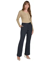 Tommy Hilfiger Women's Metallic Pinstriped Pants