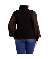 City Chic Women's Tahlia Sweater Top