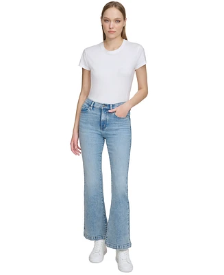 Dkny Jeans Women's High-Rise Kick-Flare