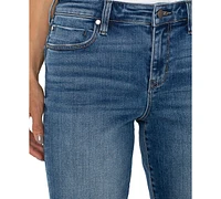 Liverpool Los Angeles Women's Kennedy Straight-Leg Cropped Jeans