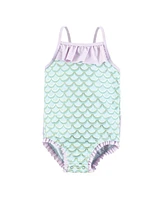 Hudson Baby Baby Girls Baby Swimsuit, Mermaid