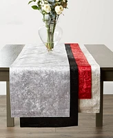 Design Imports Velvet Table Runner, 14"x108 "