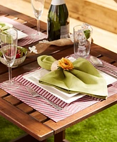 Design Imports Textured Twill Weave Placemat Set of 6