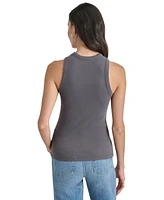 Dkny Jeans Women's Cutaway Crewneck Tank