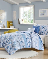 Intelligent Design Christa Floral Striped -Pc. Comforter Set