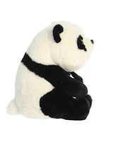 Aurora Medium Panda Lin Lin Adorable Plush Toy Black 10"