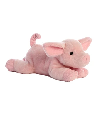 Aurora Medium Pickles Piglet Flopsie Adorable Plush Toy Pink 12"