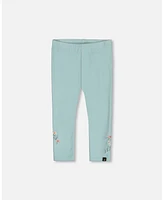 Deux par Toddler Girls Super Soft Brushed Rib Leggings Light Blue - Toddler|Child