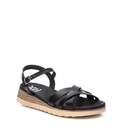 Women's Low Wedge Strappy Sandals By Xti