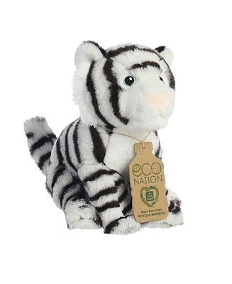 Aurora Small White Tiger Eco Nation Eco-Friendly Plush Toy 7.5"