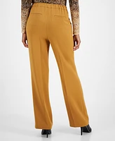 Bar Iii Women's High-Rise Wide-Leg Pants, Created for Macy's