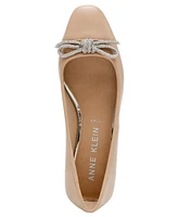 Anne Klein Women's Cassidy Rhinestone Bow Ballet Flats