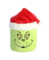 Aurora Small Mallows Santa Grinch Dr. Seuss Whimsical Plush Toy Green 6"