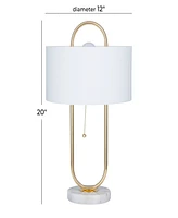 CosmoLiving by Cosmopolitan 20" Metal Paper Clip Accent Lamp