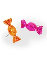 Betsey Johnson Multi-Colored Candy Mismatch Stud Earrings