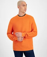 Sun + Stone Men's Links Textured Crewneck Pullover Sweater, Created for Macy's