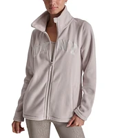 Dkny Sport Women's Tech Fleece Logo Jacket