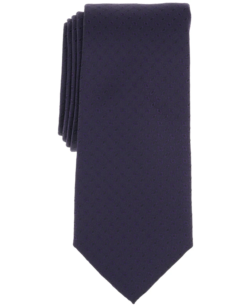 Alfani Men's Lunar Geo-Print Solid Tie, Created for Macy's