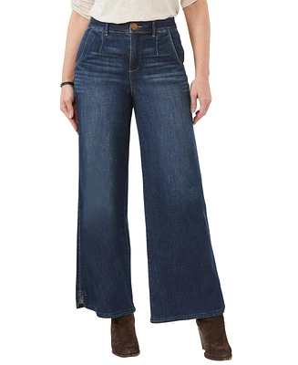 Democracy Women's "Ab" Solution Wide Leg Jean