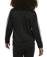 adidas Big Girls Zip Front Tricot Bomber Jacket, Extended Sizes