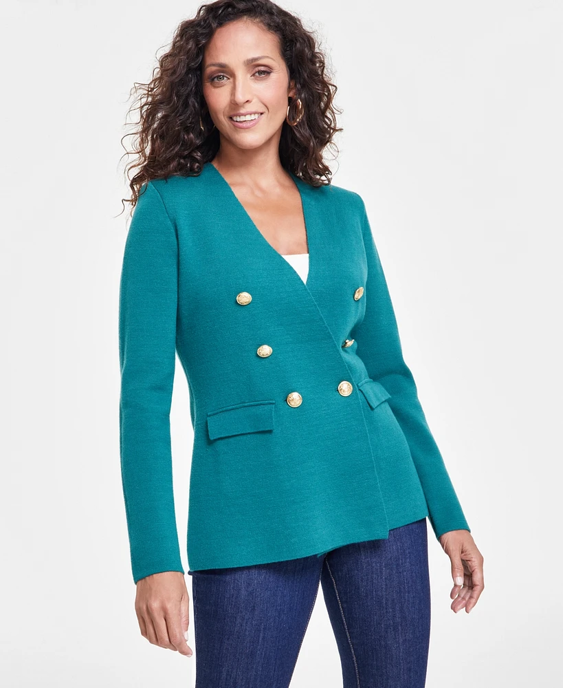 I.n.c. International Concepts Women's Sweater Blazer, Created for Macy's