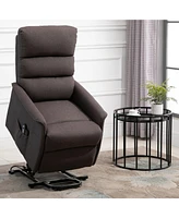 Homcom Electric Power Lift Recliner Chair for Elderly with Remote