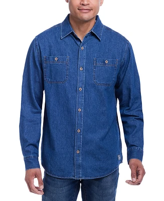 Weatherproof Vintage Men's Regular-Fit Denim Shirt Jacket