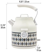 Haden Argyle 7-Cup Stainless Steel Electric Cordless Kettle, 75138