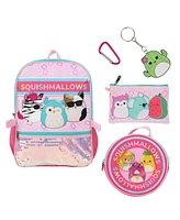 Squishmallows Crew 5 Pc Youth Backpack Set