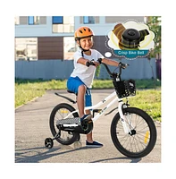 Slickblue 18 Feet Kids Bike with Removable Training Wheels