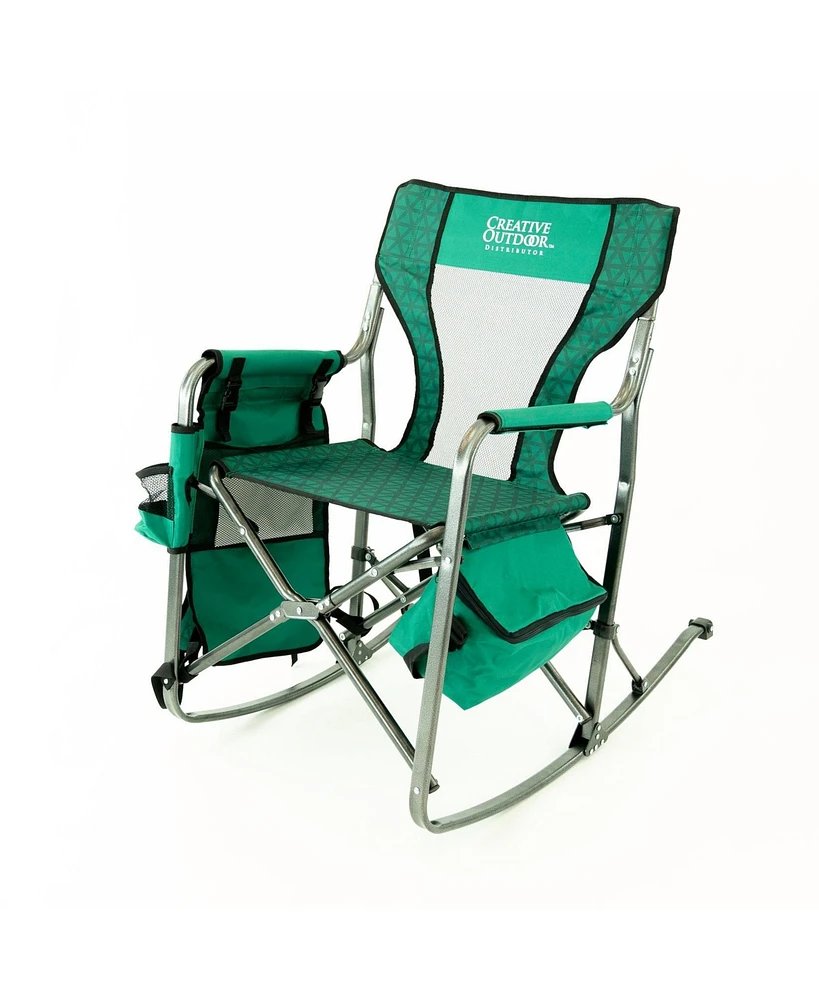 Outdoor Folding Rocking Director's Chair
