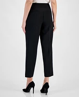 Kasper Women's Mid-Rise Straight-Leg Pants