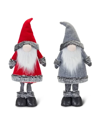 Slickblue Plush Winter Gnome Shelf Sitter (Set of 2)