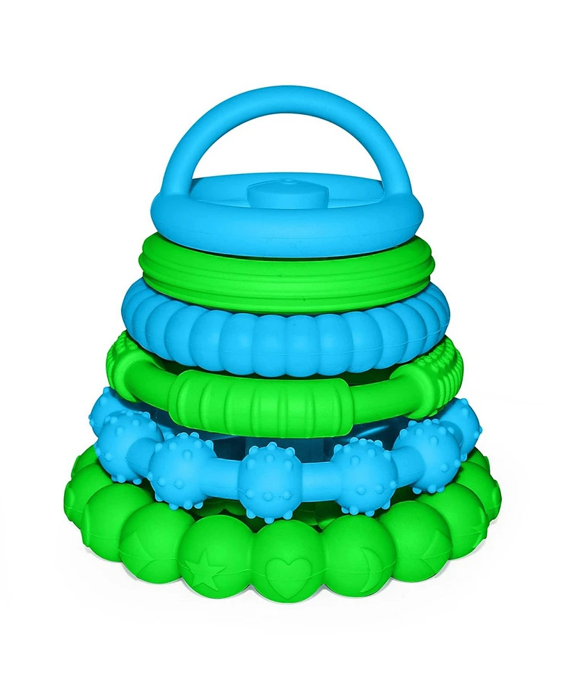 Sperric Toddler Stacking Silicone Stacking Toy; Premium Stacking Toys for Teething ; Interactive and Fun Baby Stacking Toys Made of Soft Silicone ; Te