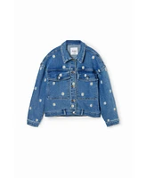 Desigual Girls Daisy denim trucker jacket