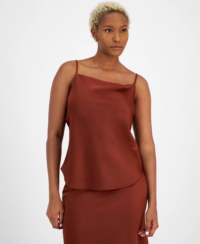 Bar Iii Women's Cowlneck Camisole, Created for Macy's