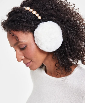 I.n.c. International Concepts Women's Embellished Faux-Fur Earmuffs, Created for Macy's