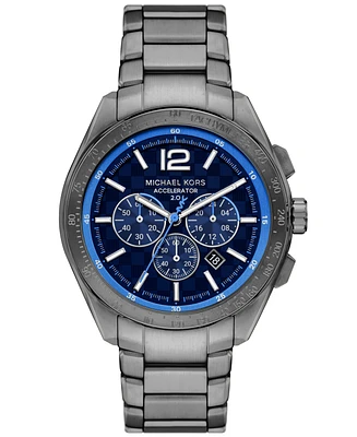 Michael Kors Men's Accelerator 2.0 Chronograph Gunmetal Stainless Steel Watch 44mm