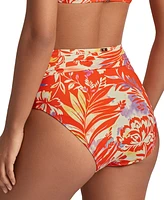 Lauren Ralph Women's Semi-Shirred-Waistband Bikini Bottoms