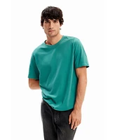 Desigual Men's Plain seamed T-shirt