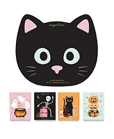 Sugarfina Halloween Black Cat 2 Piece Bento Box and 4 Piece Taster Pack Bundle