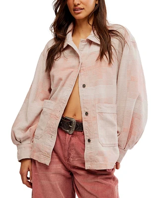 Free People Women's Keep it Cozy Shirt Jacket