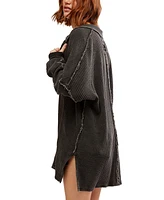 Free People Women's Travis Oversized Thermal Top