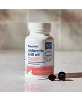 NativePath Antarctic Krill Oil - Wild-Caught Omega 3 Krill Oil 500mg Softgels with Epa, Dha and Astaxanthin - 60 ct