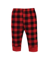 Hudson Baby Boys Unisex Cotton Pants, Christmas Tree Truck, 18-24 Months